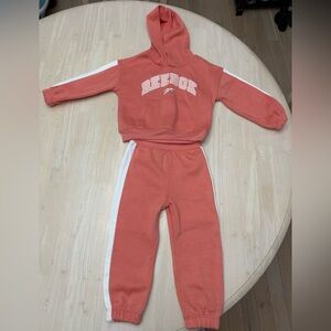 NWOT Reebok Hoodie & Sweatpants Set